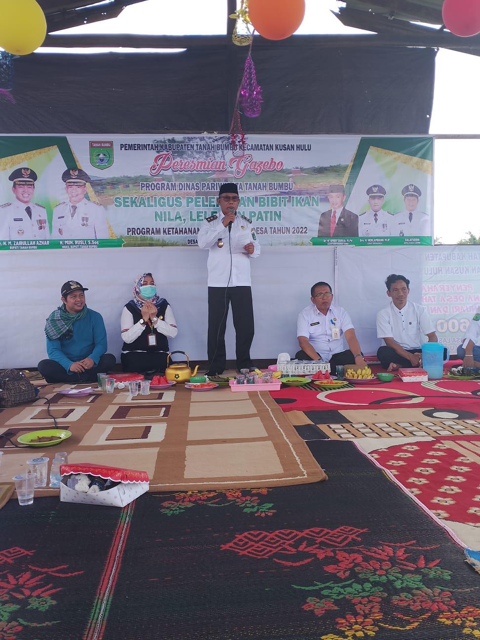 Wakil Bupati Menghadiri Peresmian Gazebo Wisata Pemancingan