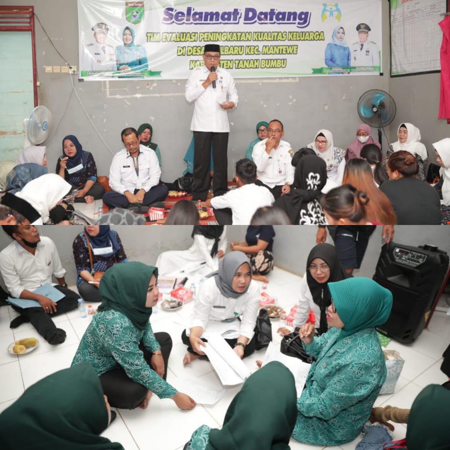 Peresmian kegiatan Evaluasi Peningkatan Kualitas Keluarga Daerah 